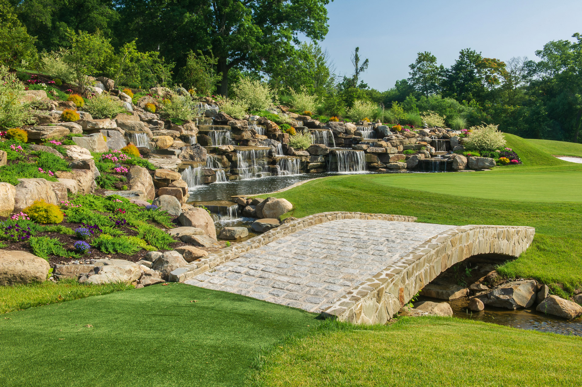 View of our walking bridge on hole 12 - Guest Information West Hills Country Club Guest Policies