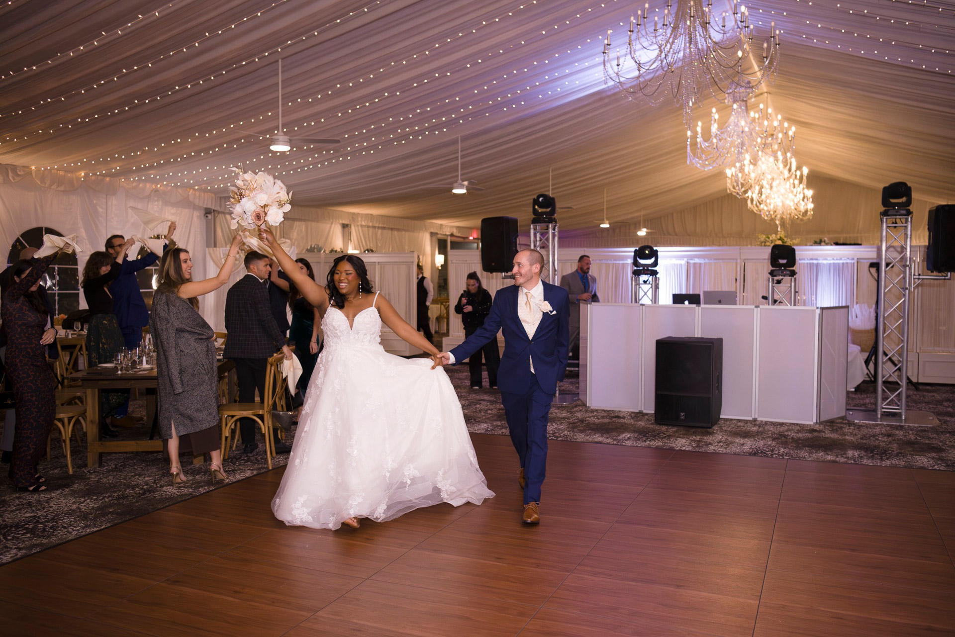 The outdoor ballroom, the best reception space for your Hudson Valley Wedding